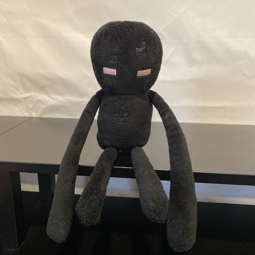 Minecraft‎ Mojang Enderman Stuffed Doll Plush Black Soft Stuffed Toy 10in 2014